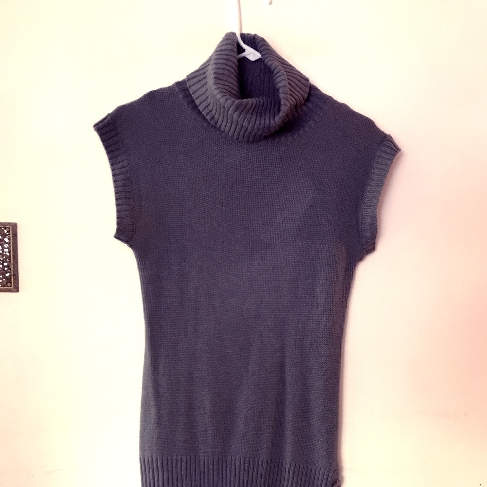 Grey sweater dress